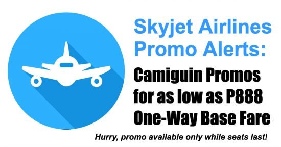 Skyjet Camiguin Promos