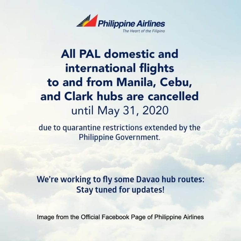 Philippine Airlines Flight Schedule All Destinations Updated January 2021