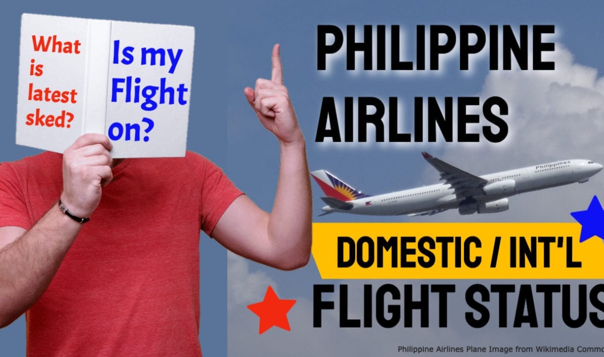 Philippine Airlines Flight Status Latest Flight Schedule 20 September 2020