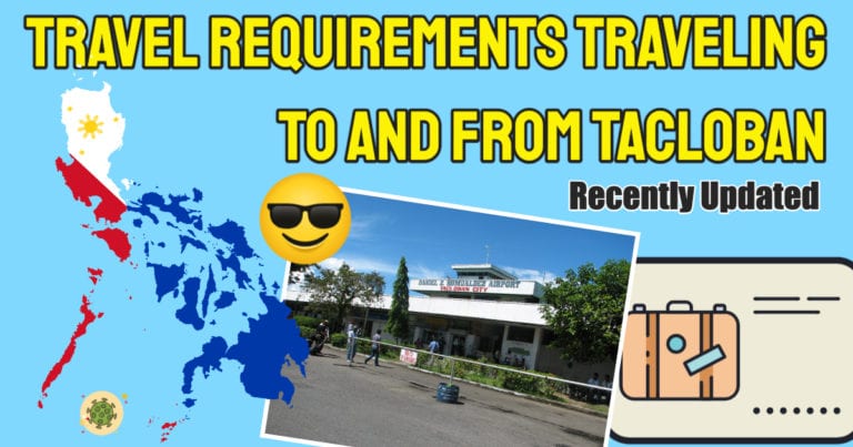 Covid Tacloban Travel Requirements – Arriving Local Passengers