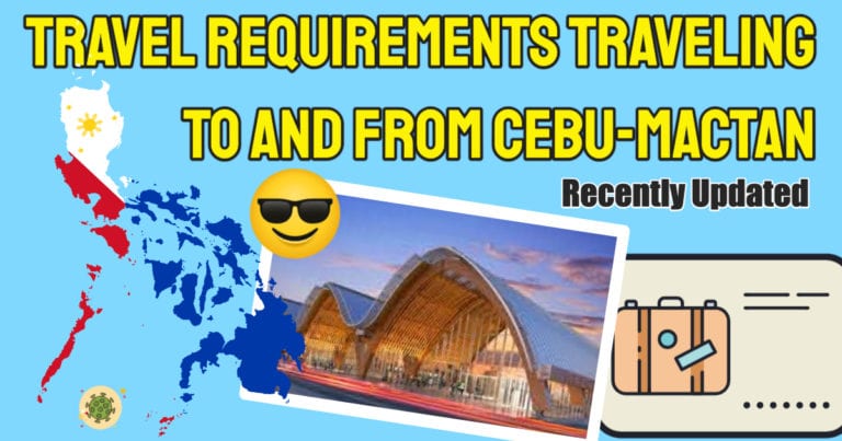 Covid Travel Requirements Cebu For Foreign Departures And Arrivals