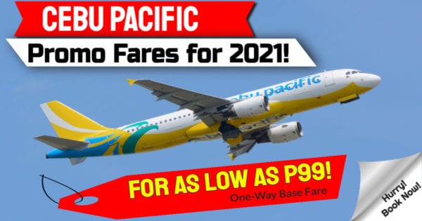 Cebu Pacific Promos September November 2021
