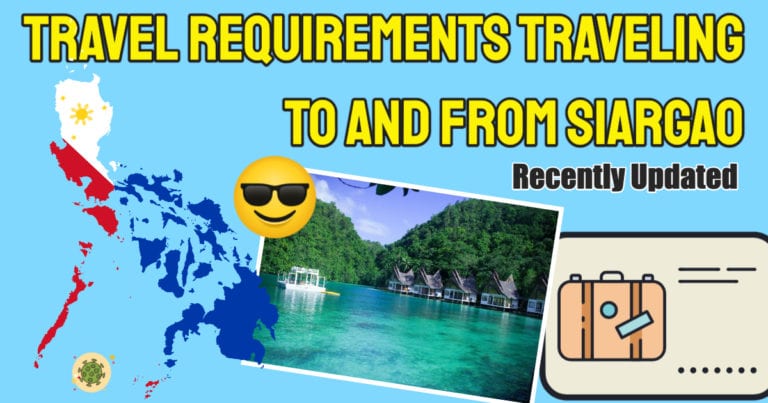 Covid Siargao Travel Requirements – Arriving Local Passengers