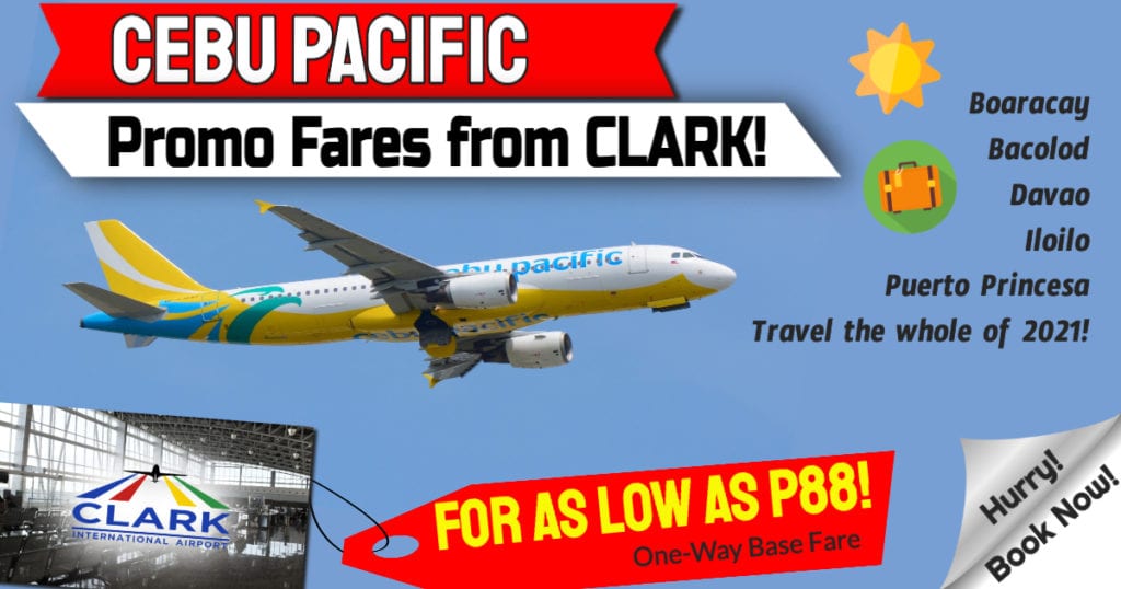 Clark To Boracay Flights Promo, Clark To Boracay Promo Flights