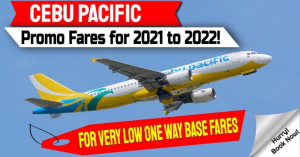 Cebu Pacific Seat Sale 2021-22 Travel For As Low As P88 One Way Base Fare