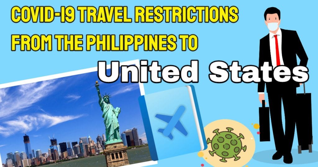 America Travel Requirements For Arriving Philippine Passengers