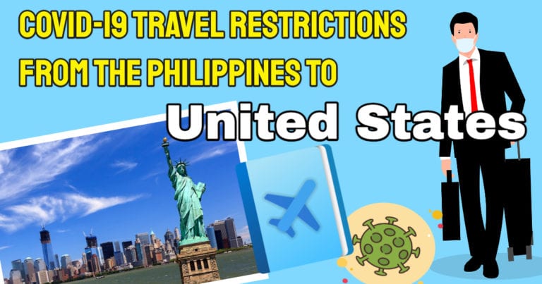 Covid America Travel Requirements – Arriving Passengers From The Philippines