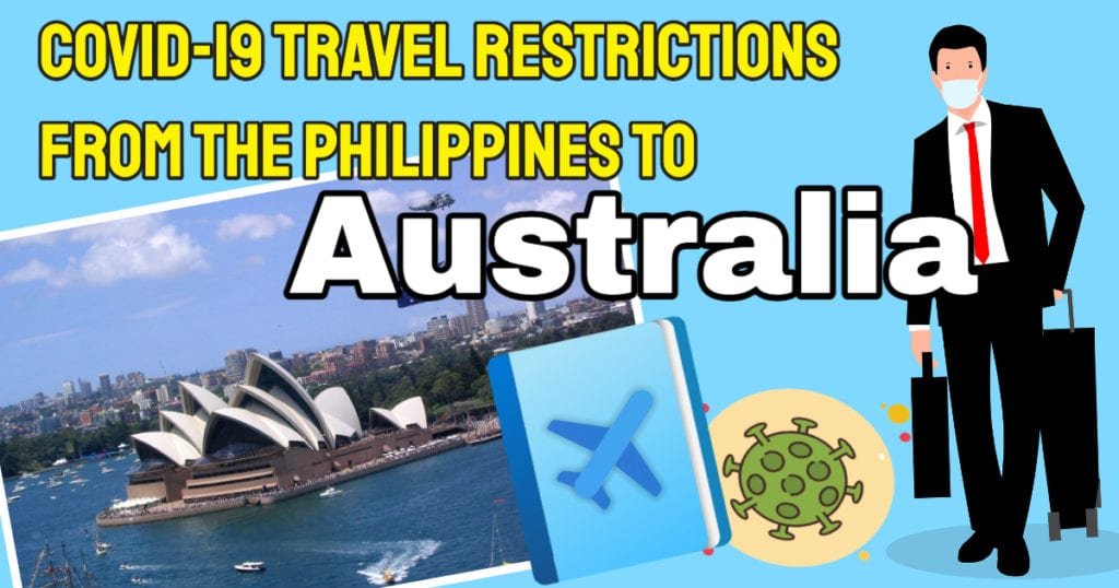 COVID Australia Travel Requirements For Arriving Philippine Passengers