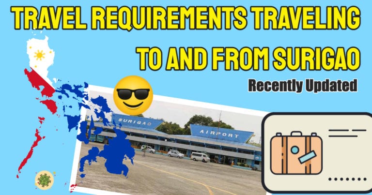 Covid Surigao Travel Requirements – Arriving Local Passengers