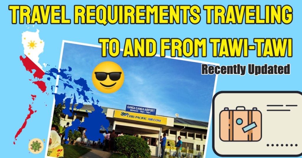 Covid Tawi-Tawi Travel Requirements