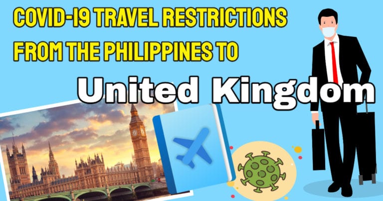 London Travel Requirements – Arriving Passengers From The Philippines