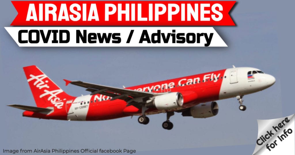 Airasia Philippines Travel Advisory Covid-19 April 21, 2021