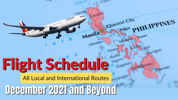 Check Out Now! Updated Philippine Airlines Flight Schedule December 2021