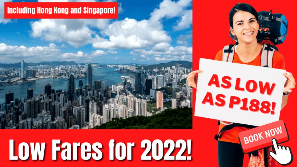 Airasia Philippines Promo For 2022 For As Low As 188 One Way Base Fare
