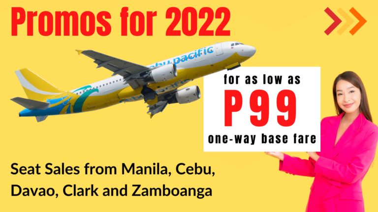 Cebu Pacific Promo Tickets 2022