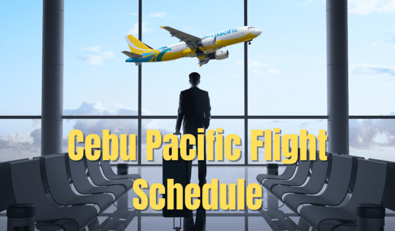 Cebu Pacific Flight Schedule