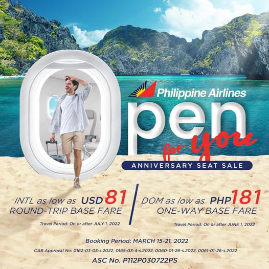 Philippine Airlines Promo Alert: For As Low As P298 One-Way Or $160 Roundtrip For Local And Int’L Destinations