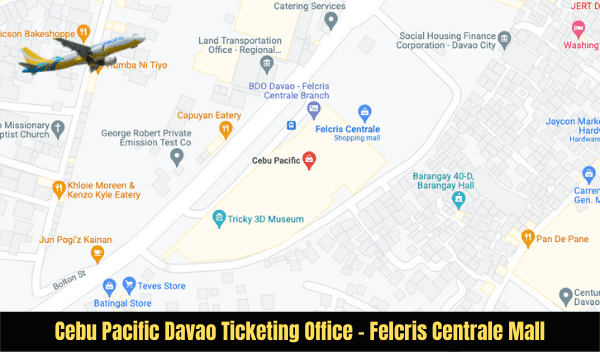 Cebu Pacific Davao Ticketing Office - Felcris Centrale Mall