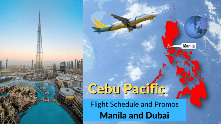 Check Out The Cheapest Cebu Pacific Dubai Promos For 2022-2023