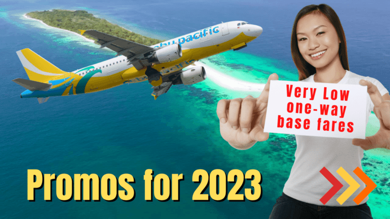 Latest Cebu Pacific Promos For As Low As P12 One-Way Base Fare For 2023 Flights!