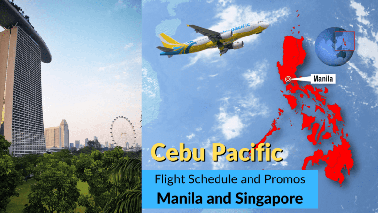 Check Out The Cheapest Cebu Pacific Singapore Promos For 2022-2023