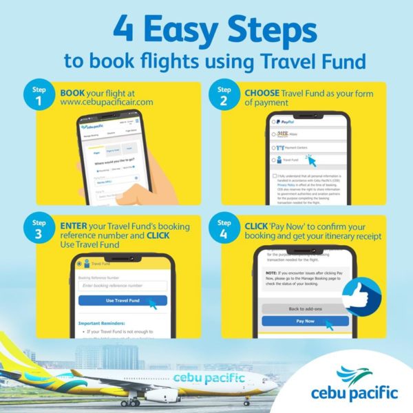 Cebu Pacific Travel Fund Can Be Used To Book Flights