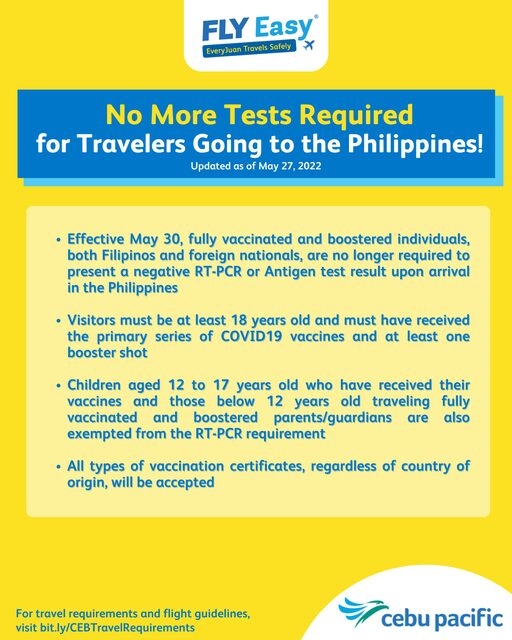 Cebu Pacific Announcement On Latest Iatf Travel Guidelines