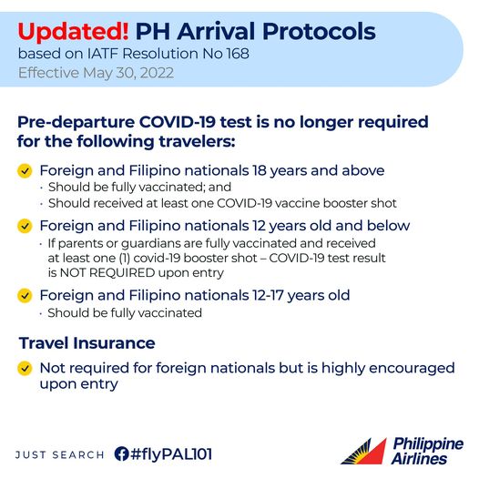 Philippine Airlines Announcement On Latest Iatf Travel Guidelines