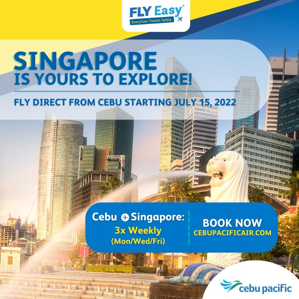 Cebu Pacific Adds Flights To Singapore From Manila And Cebu Hubs 1