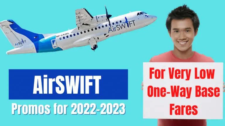 Latest Airswift Promo Sale To And From El Nido For As Low As P1,077 One Way Base Fare