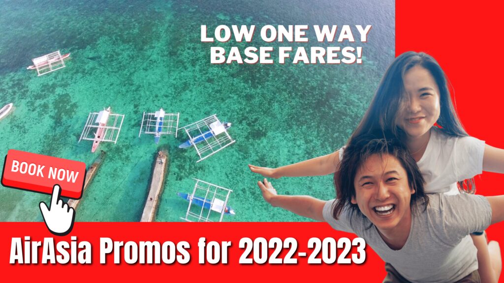 Airasia Promos 2022-2023 For Very Low One Way Base Fares