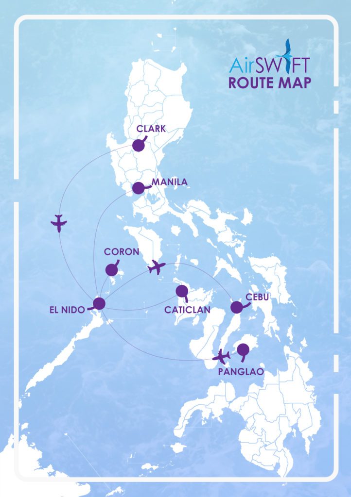 Airswift Philippines Route Map As Of October 2022