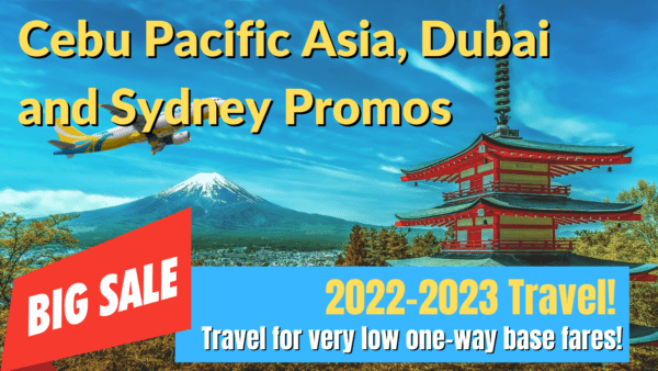 Ceb Pac Seat Sale To International Destinations For As Low As Php 1299