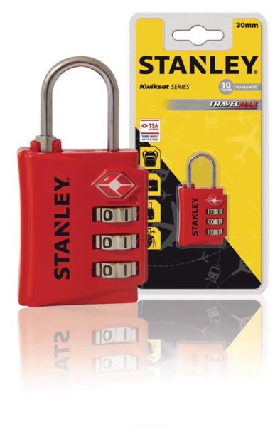 Stanley Tsa 3-Digit Combination Travel Padlock